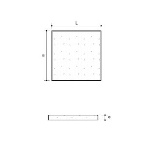 Diagrama Pastelones Cuadrados Micro Vibrado